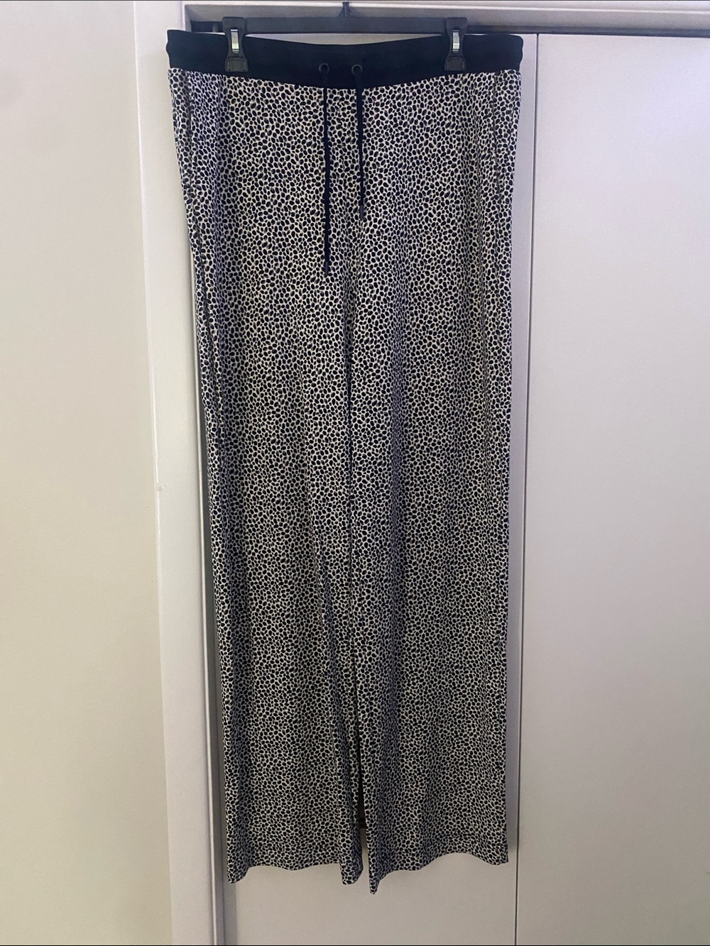 Olsen “Anna” Micro Dot Wide Leg Lounge Pants